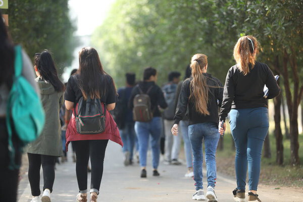Medical Students In the Collage campus 6th March 2022 Hyderabad India