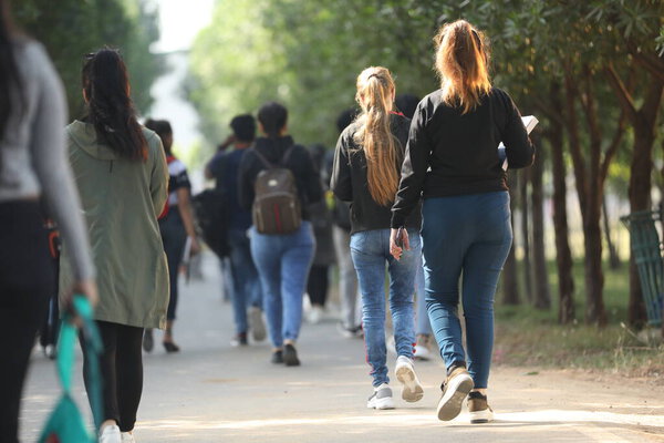 Medical Students In the Collage campus 6th March 2022 Hyderabad India