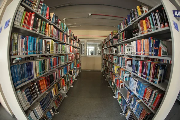 Books Collage Library Hyderabad India 6Th March 2022 — Stock Photo, Image