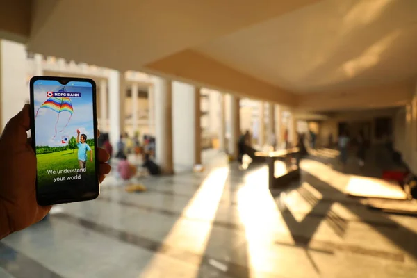 Apps Smart Phone Collage Hyderabad Indien Marts 2022 - Stock-foto