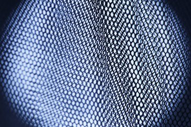 Soyut Metal Çit Ağı silueti