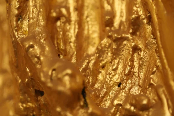 Resumen Gold Texture Macro Shot — Foto de Stock