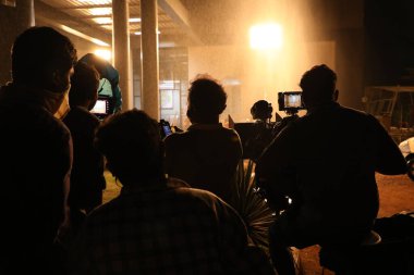 Hyderabad Polis Merkezi 'ne 5 Mart 2022' de yağmur yağdı.