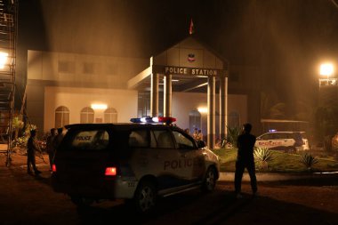 Hyderabad Polis Merkezi 'ne 5 Mart 2022' de yağmur yağdı.
