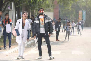 Kolaj Kampüsündeki Tıp Öğrencileri 6 Mart 2022 Hyderabad Hindistan