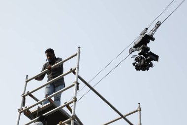 Hyderabad Koleji 'nde Hint Film Çekimi 5 Mart 2022