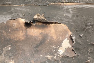 Yanan Boya desenli Makro çekim