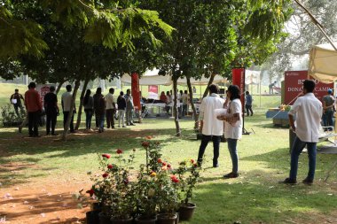 Hyderabad kırsalındaki Kan Bağışı Kampı 6 Mart 2022