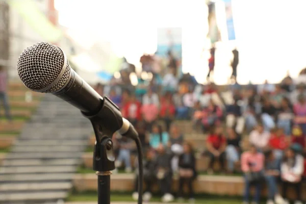 Mic Palco Índia — Fotografia de Stock