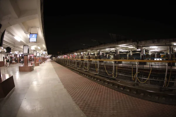 Passeggeri Stazione Hyderabad India Marzo 2022 — Foto Stock