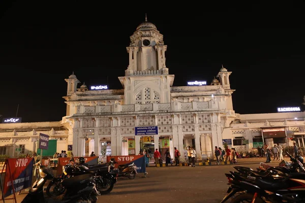 Passagers Dans Une Gare Hyderabad Inde Mars 2022 — Photo