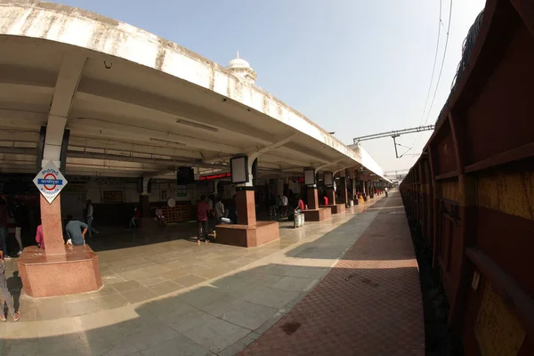 Passeggeri Stazione Hyderabad India Marzo 2022 — Foto Stock