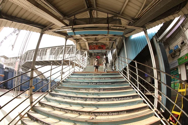 Kachiguda Hyderabad Tren Stasyonu Mart 2022 — Stok fotoğraf