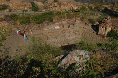 Varanasi ghat Ganj Nehri tapınakta