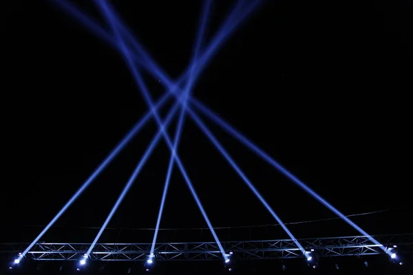 Lichterschmuck Auf Einer Bühne — Stockfoto