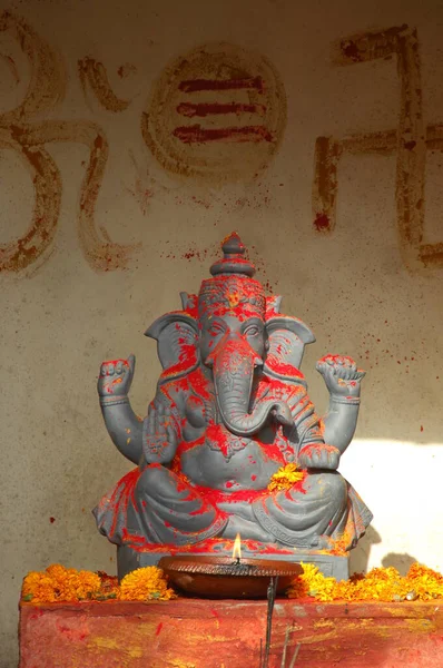 Varanasi Ghat印度圣殿 — 图库照片