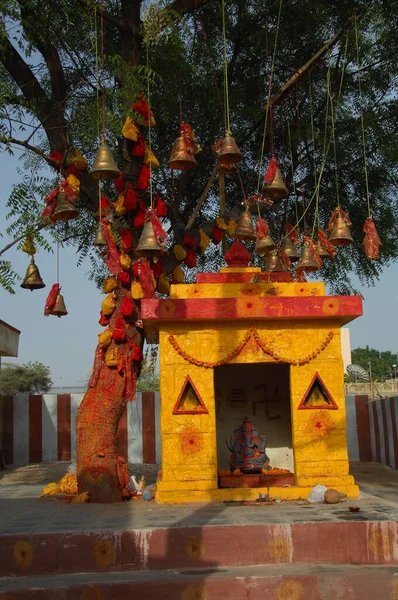 Tempio Varanasi Ghat India — Foto Stock