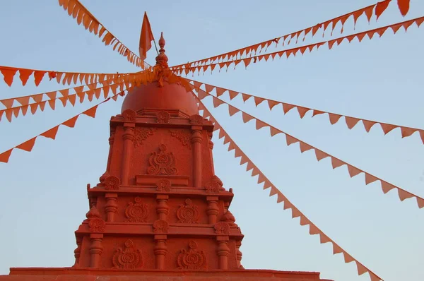 Tempel Bij Varanasi Ghat India — Stockfoto