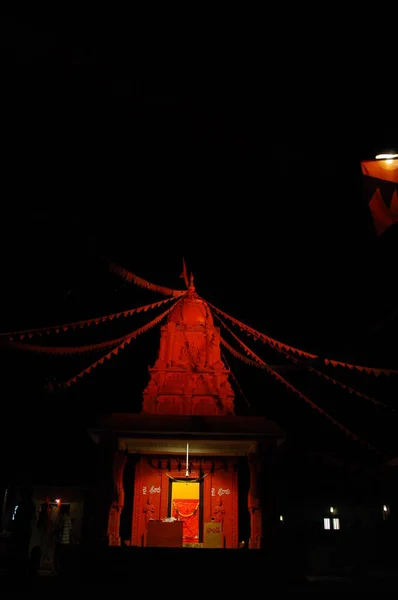 Świątynia Varanasi Ghat Indie — Zdjęcie stockowe