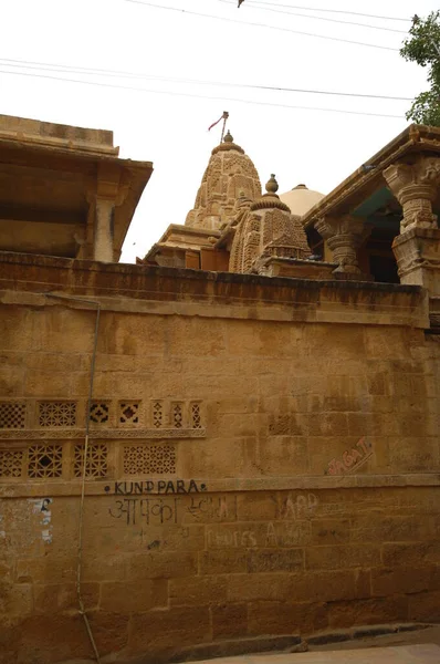 Tempel Bij Varanasi Ghat — Stockfoto