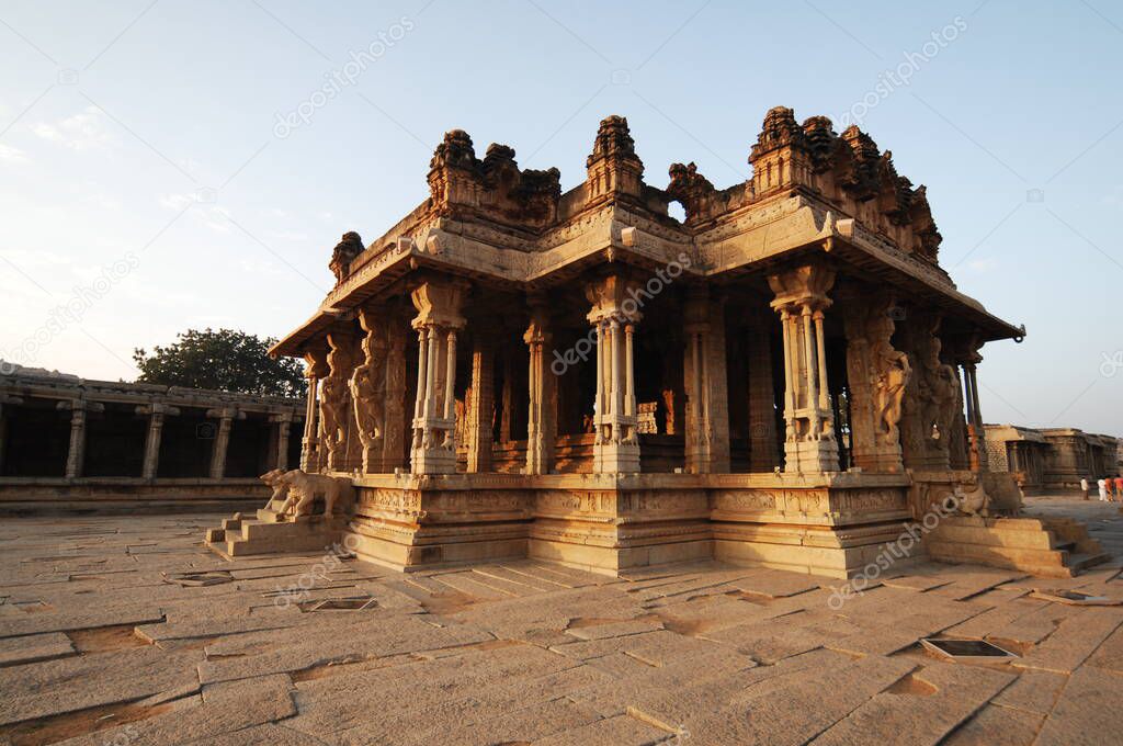 Exterior of Hindu Temple India