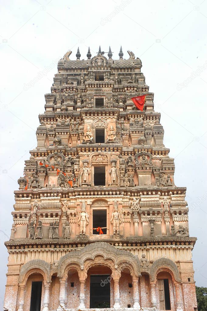 Exterior of Hindu Temple India