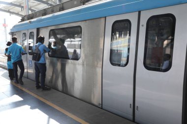  Hyderabad Metro Tren İstasyonu 5 Mart 2022