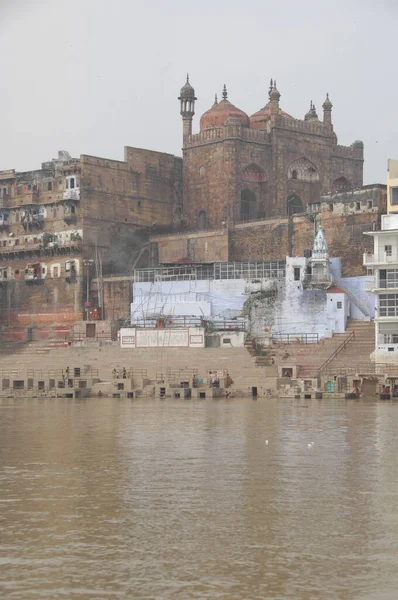 Varanasi Ghat Tapınağı — Stok fotoğraf