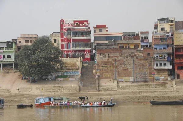 Varanasi Ghat圣殿 — 图库照片