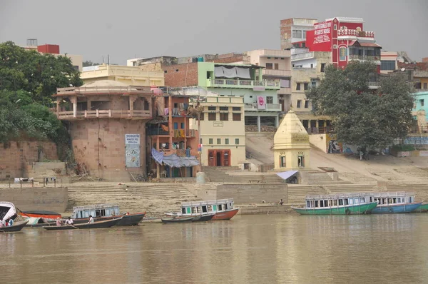 Świątynia Varanasi Ghat — Zdjęcie stockowe