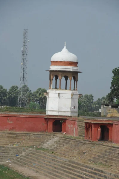 Varanasi Hindistan Daki Tapınak — Stok fotoğraf