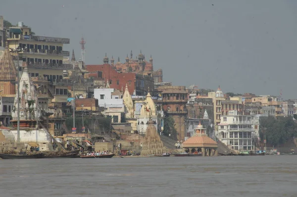 Varanasi Hindistan Daki Tapınak — Stok fotoğraf