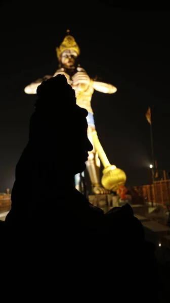 Статуя Бога Пустыне — стоковое фото
