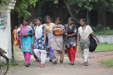 Hyderabad Kolajı 'ndaki Kadın Öğrenciler 25 Mart 2022