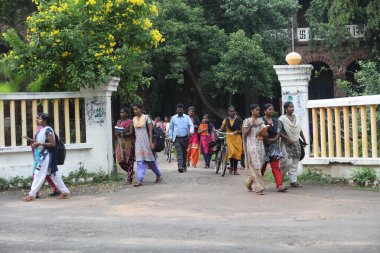 Hyderabad Kolajı 'ndaki Kadın Öğrenciler 25 Mart 2022