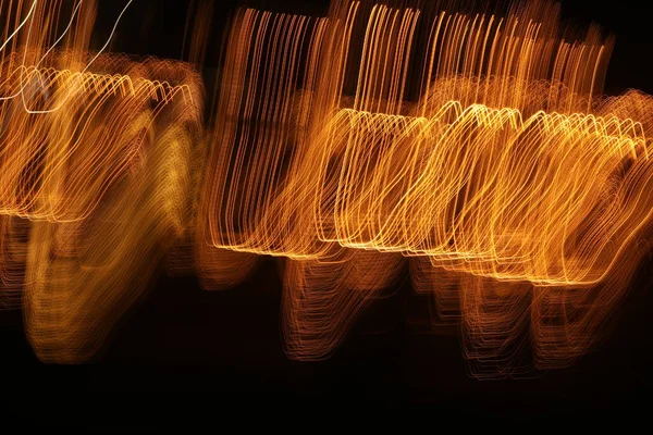Abstracte Langzame Sluiterlichten Achtergrond — Stockfoto