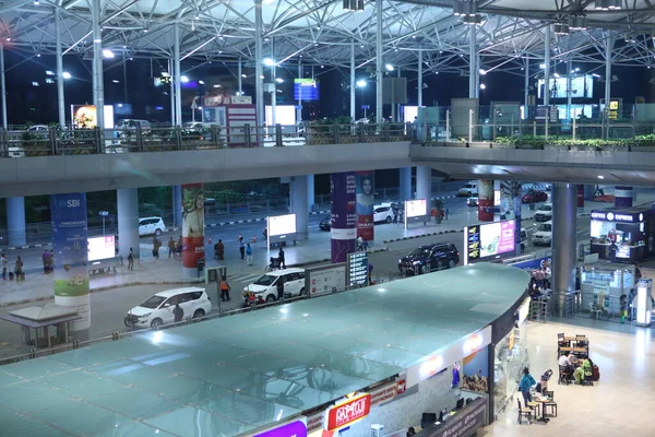 Wnętrze Portu Lotniczego Hyderabad Indie Marca 2022 — Zdjęcie stockowe