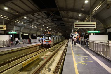 Hyderabad Metro Tren İstasyonu 5 Mart 2022
