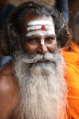 Hintli Hyderabad kılığındaki yaşlı adam 5 Mart 2022