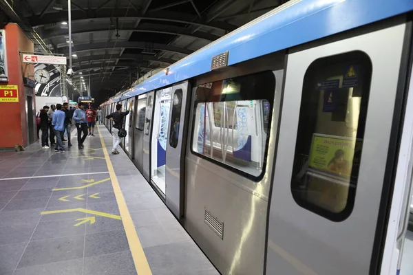 Hyderabad Metro Tren İstasyonu 5 Mart 2022