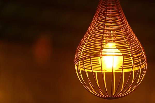 Luzes Decorativas Casa — Fotografia de Stock