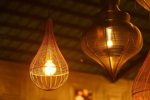 Luzes Decorativas Casa — Fotografia de Stock