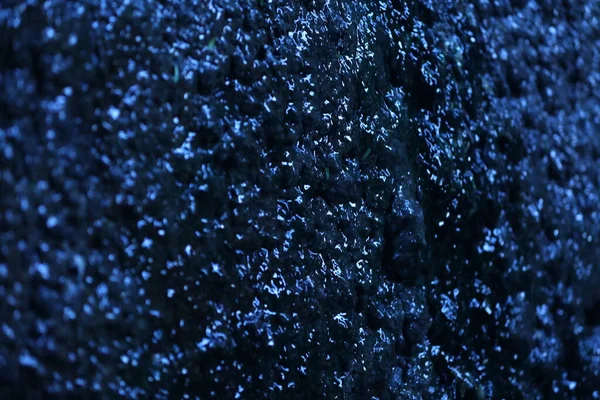 Mossy Wet Stone Moonlight — Stock Photo, Image