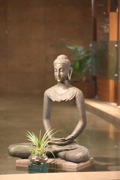 Nahaufnahme Einer Buddhastatue — Stockfoto