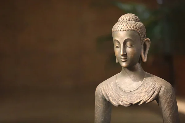 Nahaufnahme Einer Buddhastatue — Stockfoto