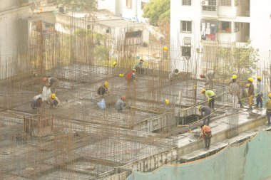 İnşaat binasının dışı.