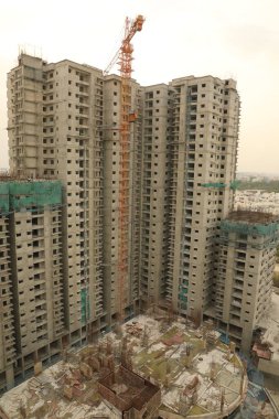 İnşaat binasının dışı.