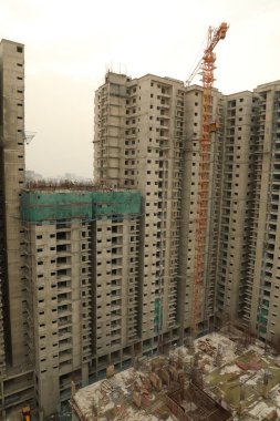 İnşaat binasının dışı.