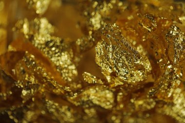 Altın Metal desenli Makro çekim