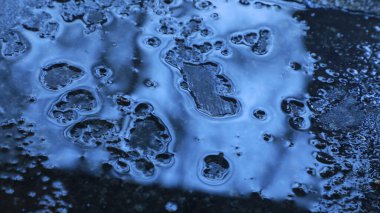 Ay ışığındaki su dokusu